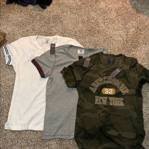 3 Abercrombie and Fitch Shirts